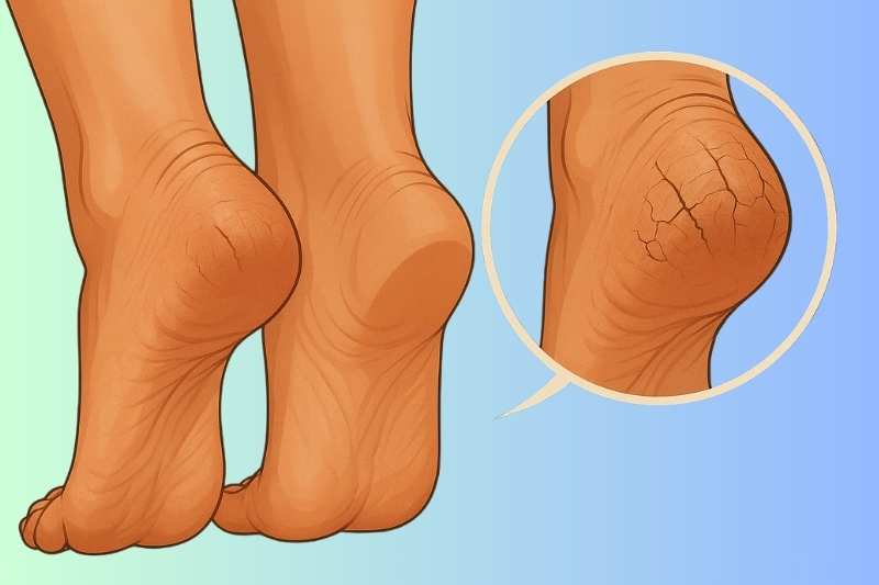 זה מה שמחליק עקבים סדוקים תוך שבוע