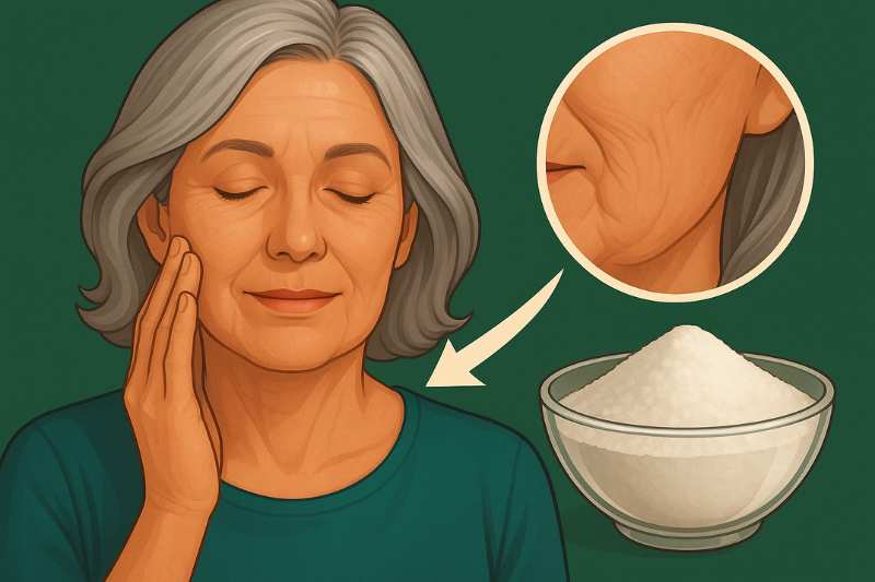 המרכיב שיש כמעט בכל בית וממצק עור רפוי