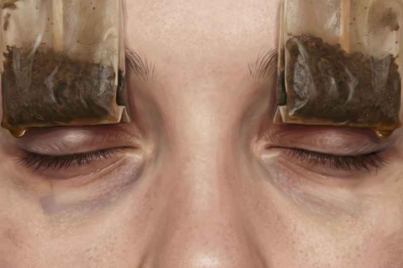 למה כדאי לכם להניח שקיות תה משומשות על העיניים?