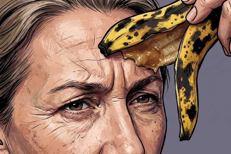 מריחת קליפת בננה על הפנים: הבוטוקס של הטבע שמעלים קמטים