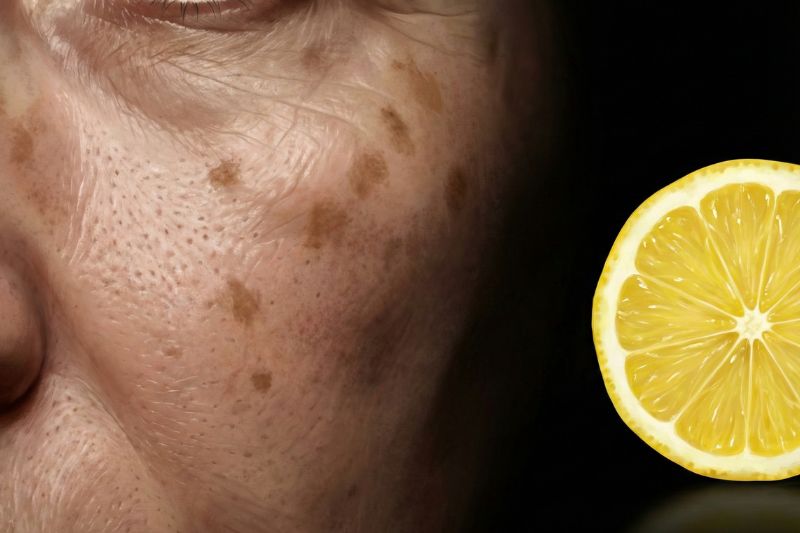 מיץ לימון להבהרת כתמים ורענון העור
