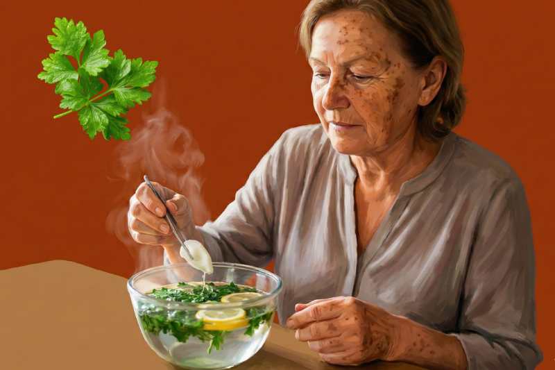 הסוד להעלמת כתמי פיגמנטציה עם פטרוזיליה