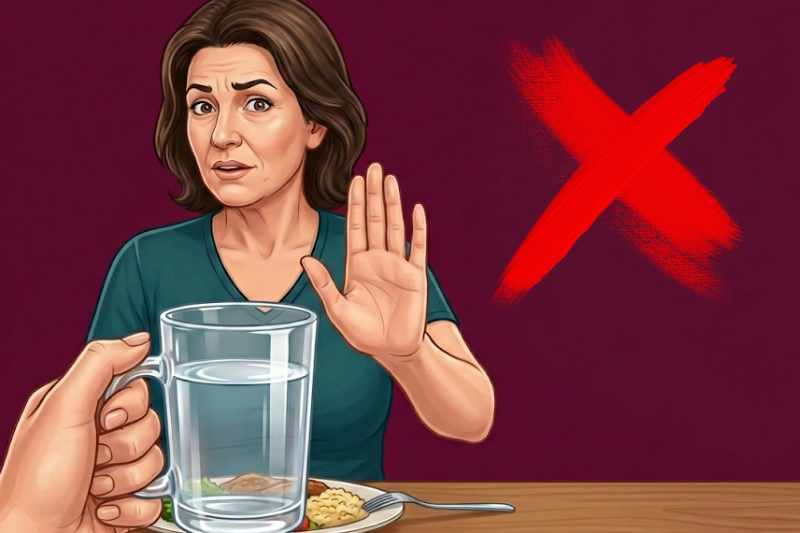 למה כדאי להפסיק לשתות מים תוך כדי האוכל (ומה זה עושה לעיכול)