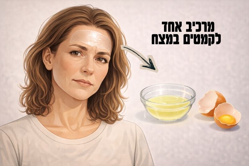 המרכיב מהמטבח שימחק לך את הקמטים במצח